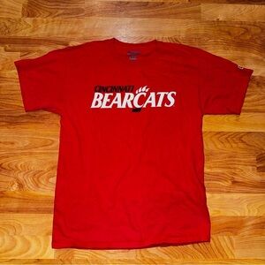 Cincinnati Bearcats Red Champion T Shirt Men’s Size Medium Graphic Print Tee